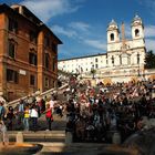 Die spanische Treppe in Rom