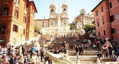 die spanische Treppe in Rom