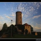 Die Sparrenburg im Abendlicht