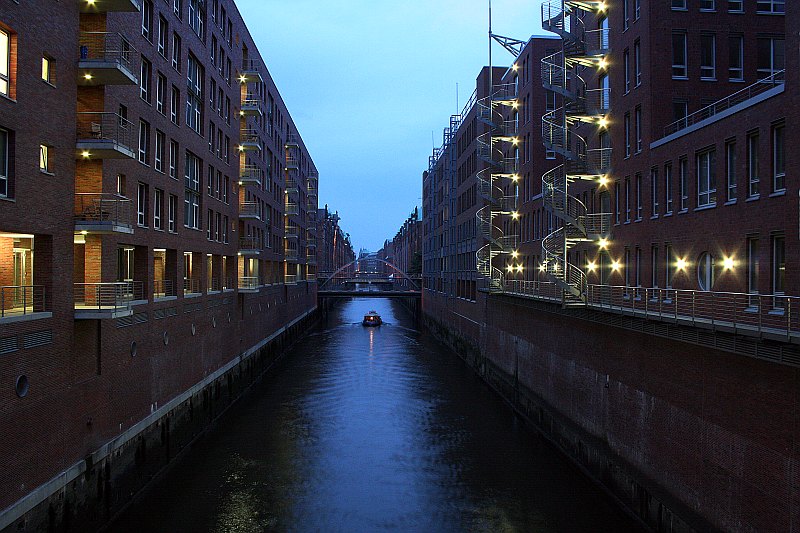 Die Speicherstadt ...