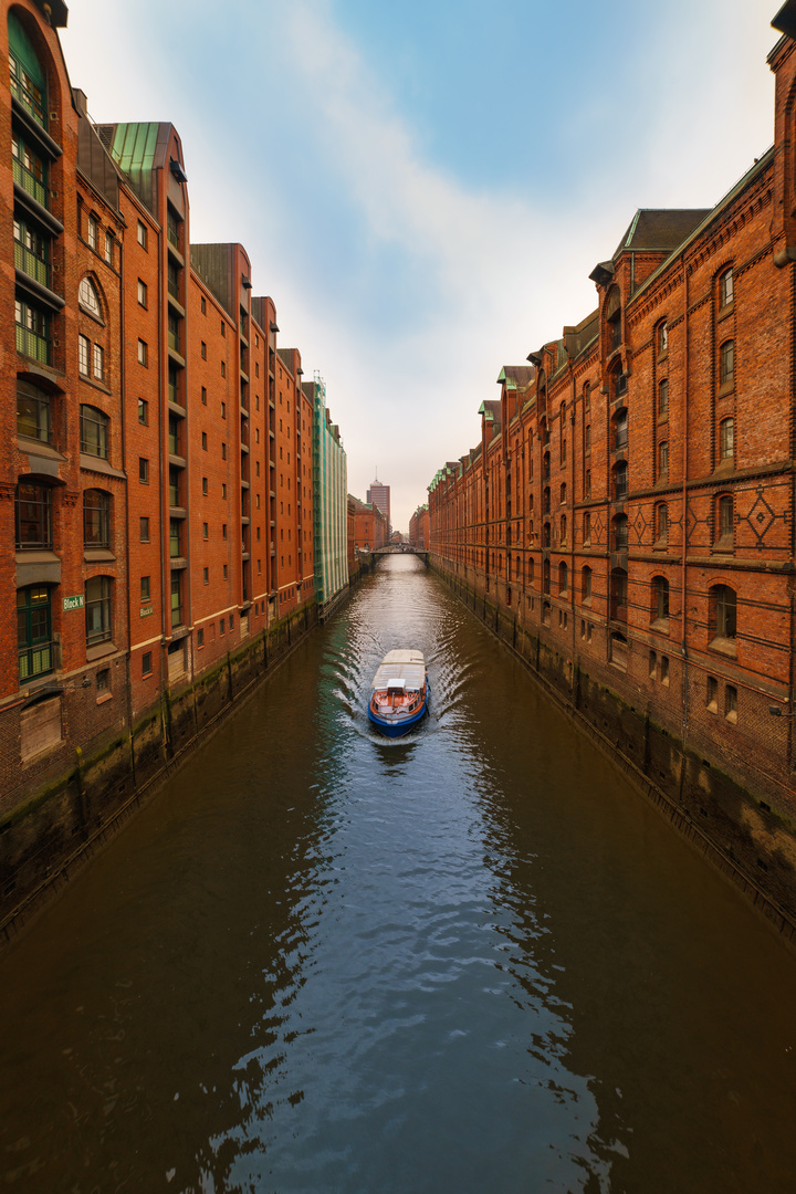 Die Speicherstadt in Hamburg