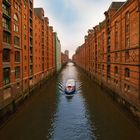 Die Speicherstadt in Hamburg