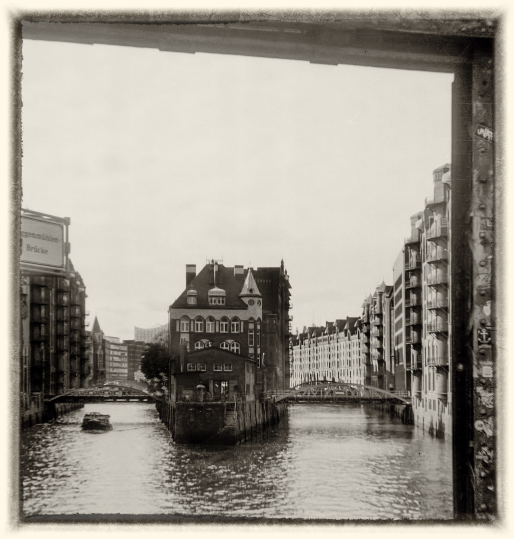 Die Speicherstadt mit AGFA RAPID 3