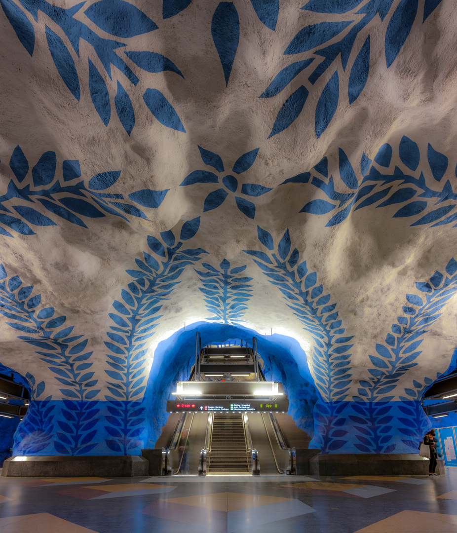 Die spektakuläre Metro-Station T-Centralen
