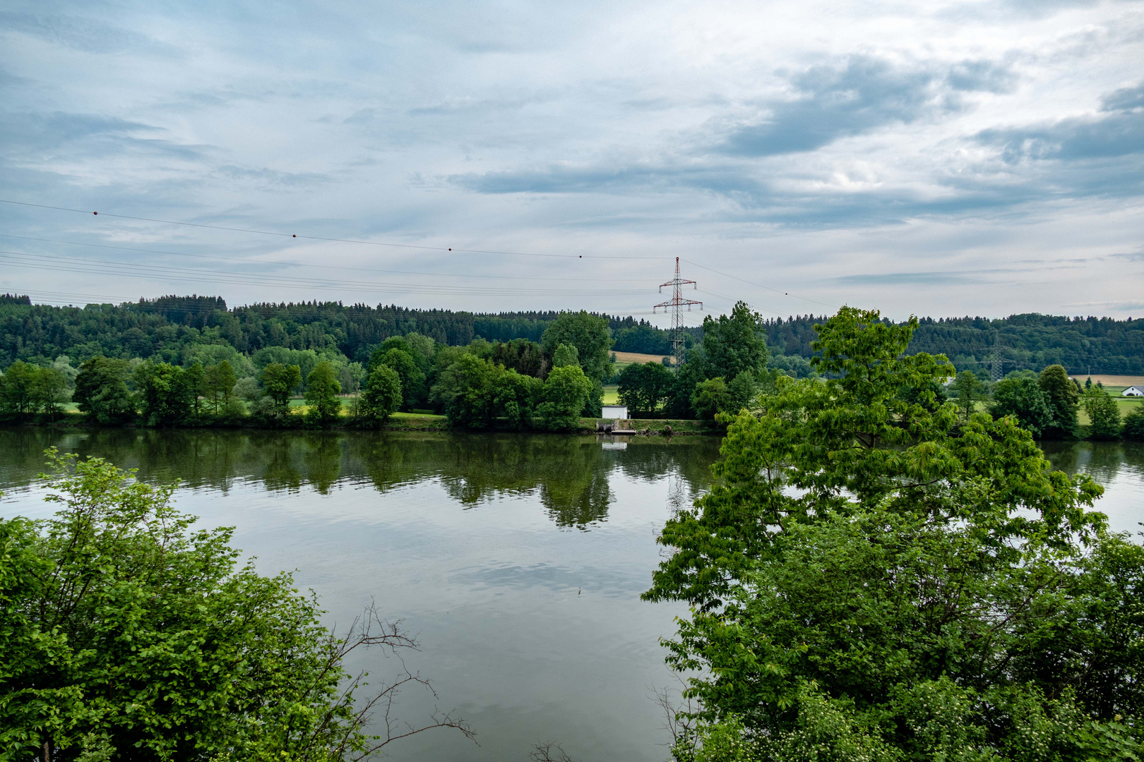 Die Spiegelung in der Donau