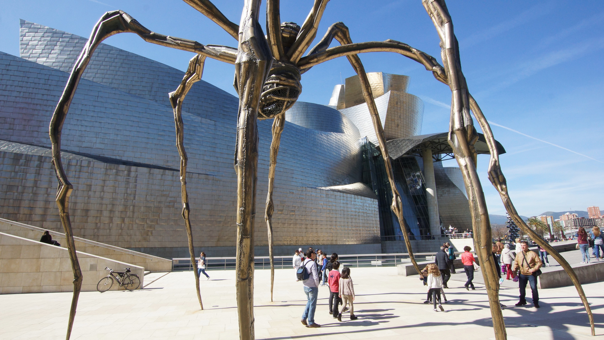 Die Spinne am Guggenheim Museum in Bilbao