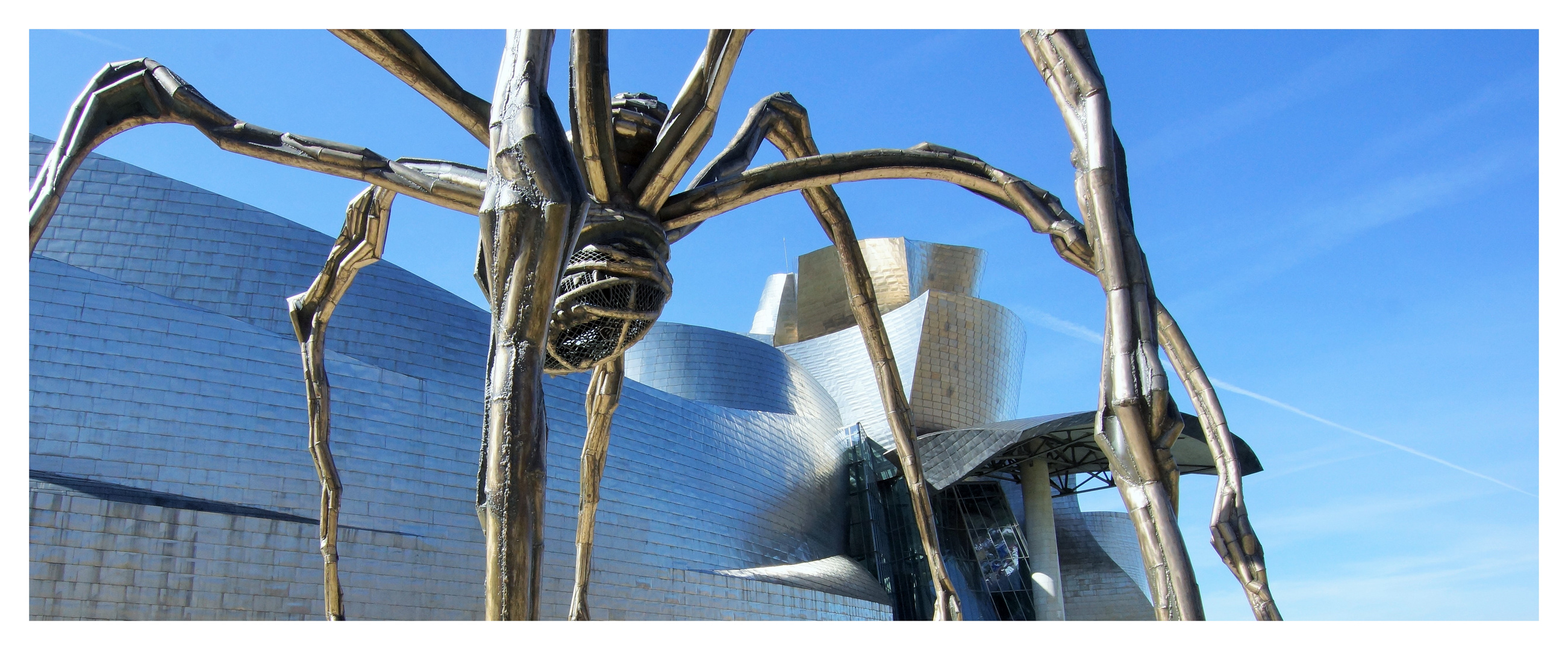 Die Spinne vor dem Guggenheim Museum in Bilbao