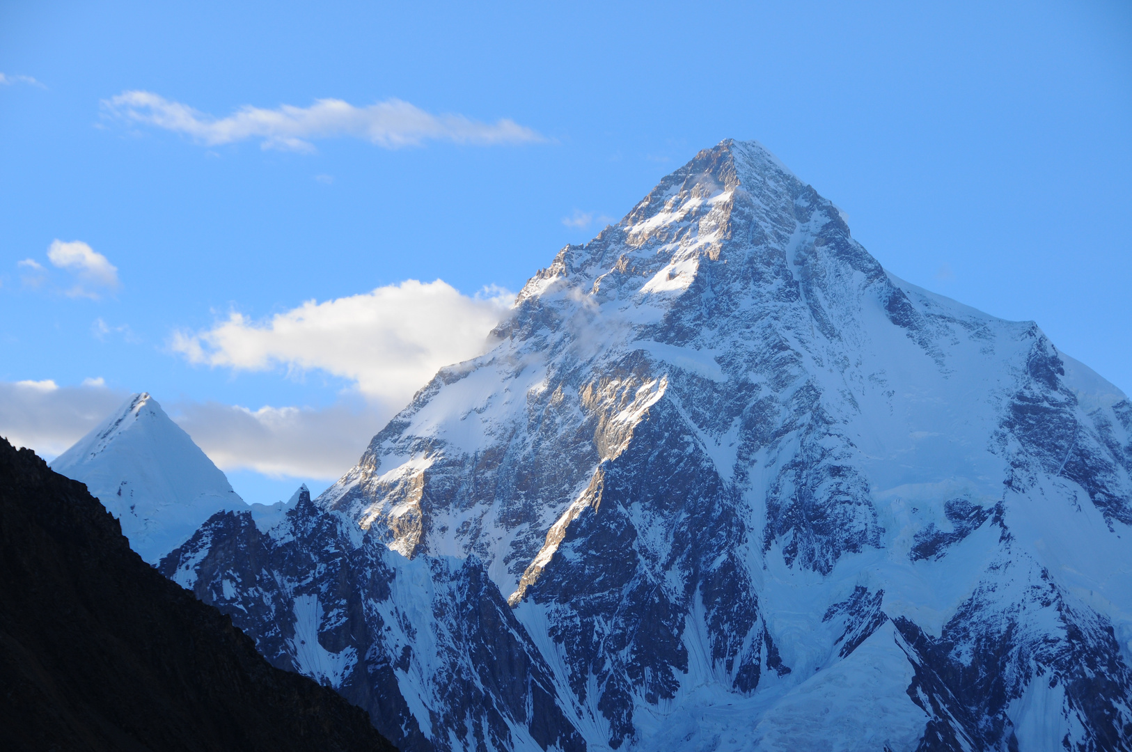 Die Spitze des K2 in Pakistan