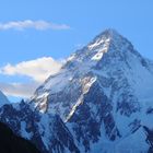 Die Spitze des K2 in Pakistan