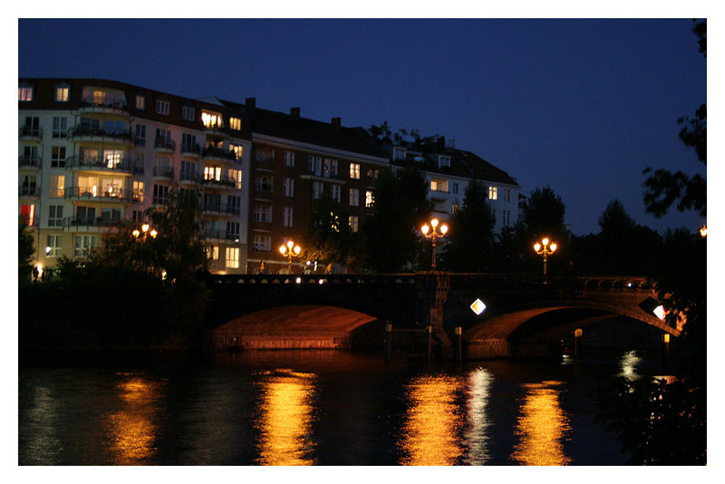 Die Spree am Abend