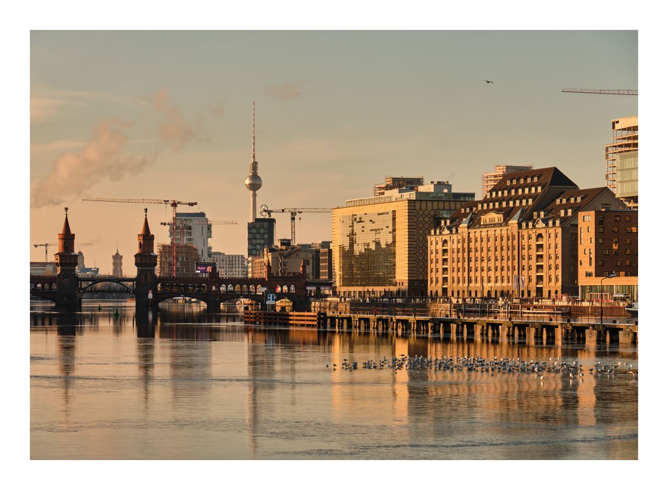 die Spree am Abend 