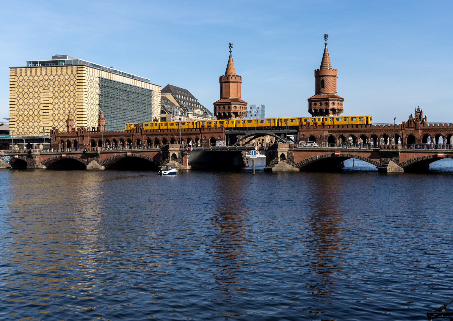 Die Spree an der Oberbaumbrücke