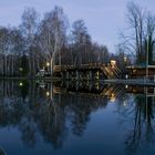 Die Spree in Luebbenau am Großen Hafen