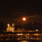 Die Spreuerbrücke unter dem Vollmond