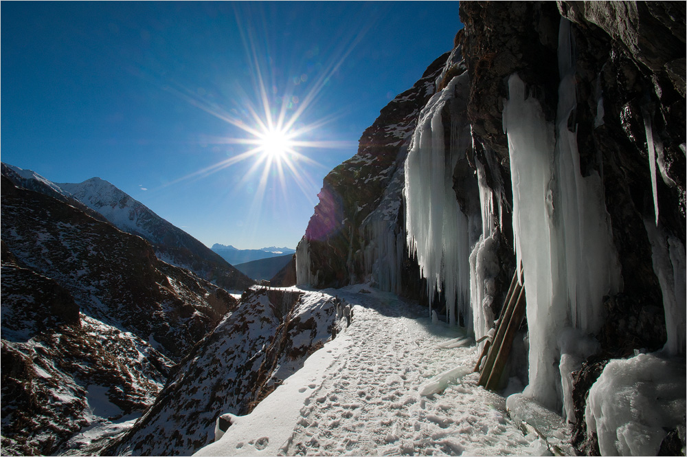 Die Spur des Winters ...