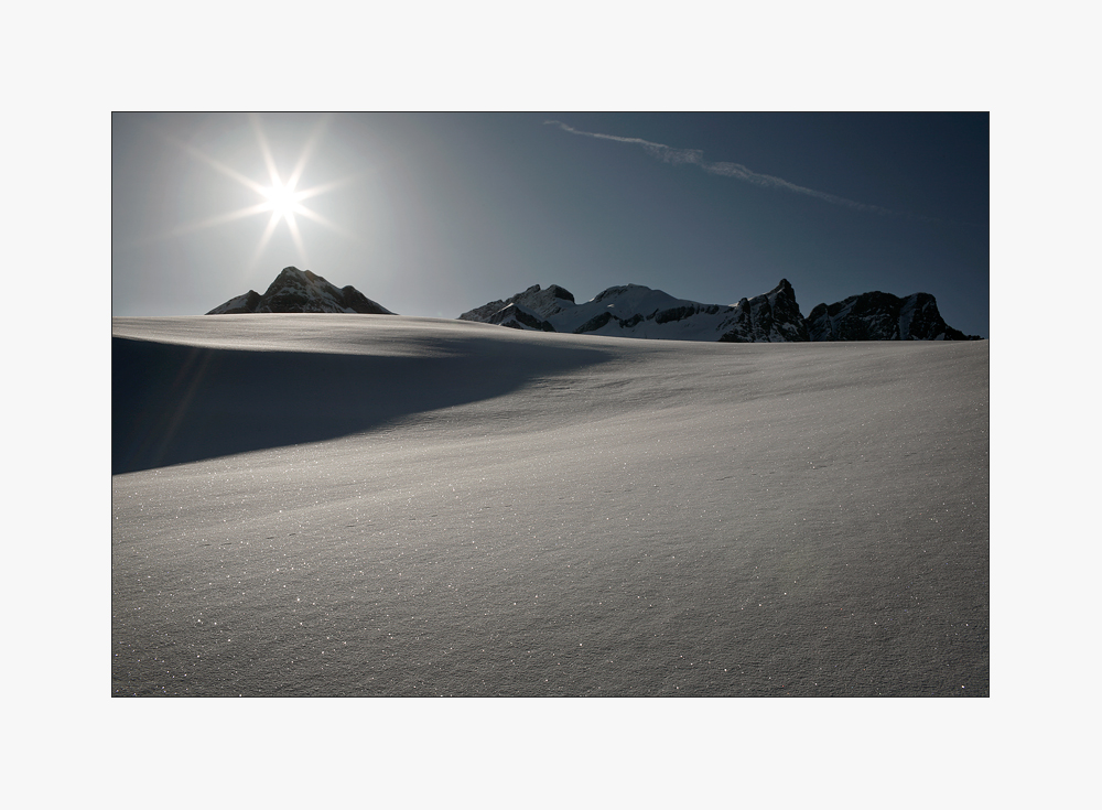 Die Spur im Schnee