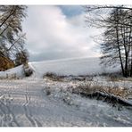 die Spuren im Schnee