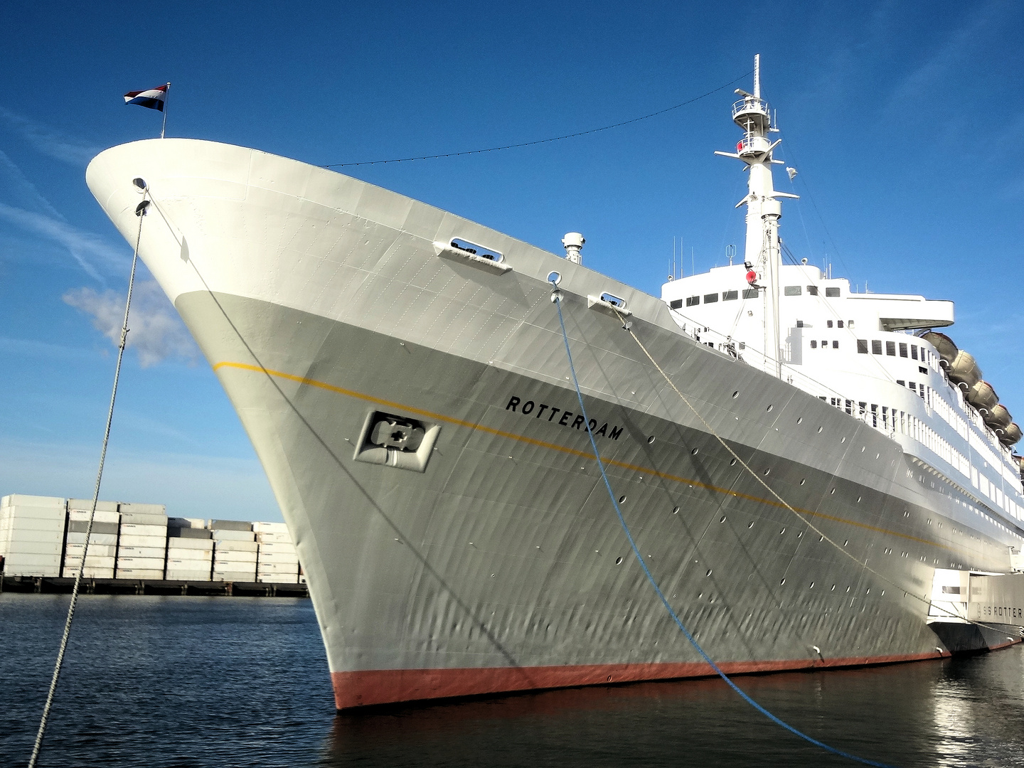 Die SS Rotterdam in Rotterdam (2014)