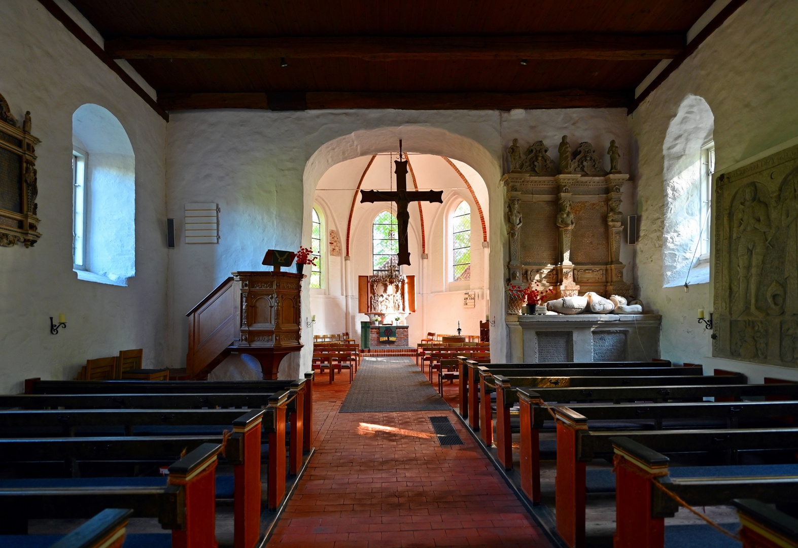 Die St. Catharinen Kirche in Westensee