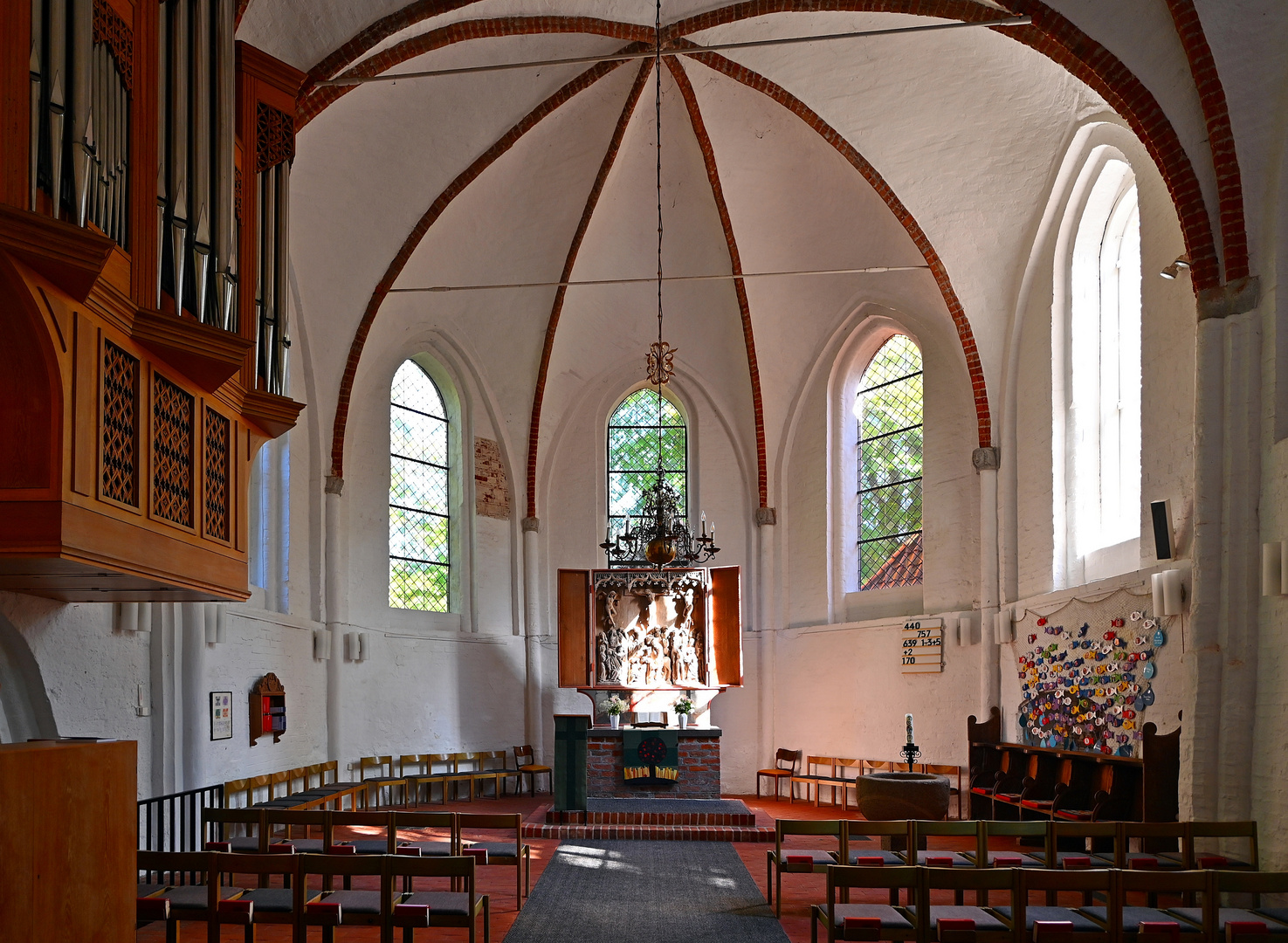 Die St. Catharinen Kirche in Westensee