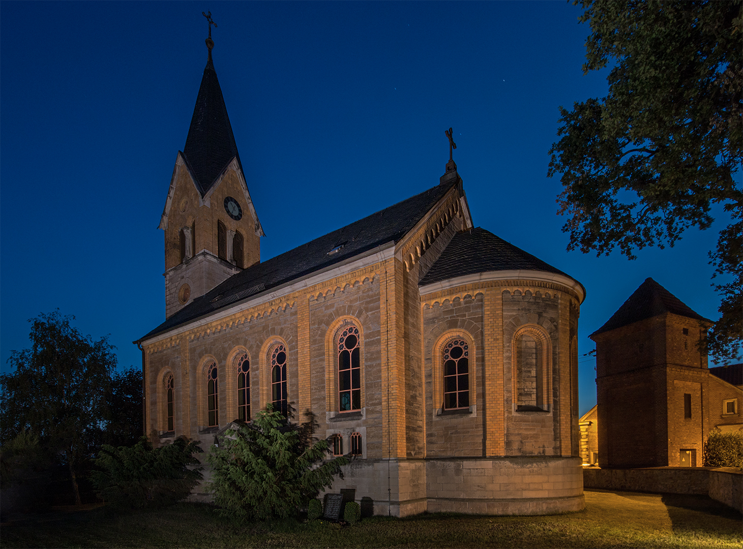 Die St. Georg- Kirche...