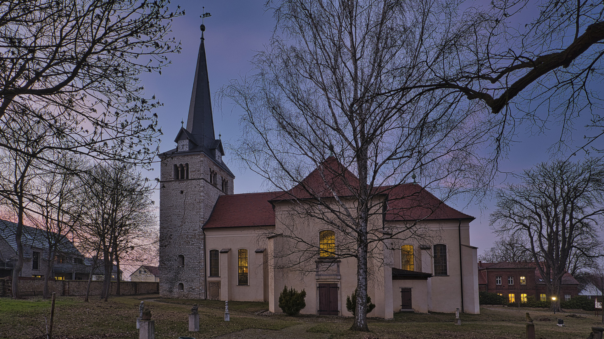 Die St. Georg-Kirche in Langenweddingen