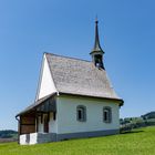 Die St. Karl Borromäus-Kapelle in der Steig am Rande von Appenzell...