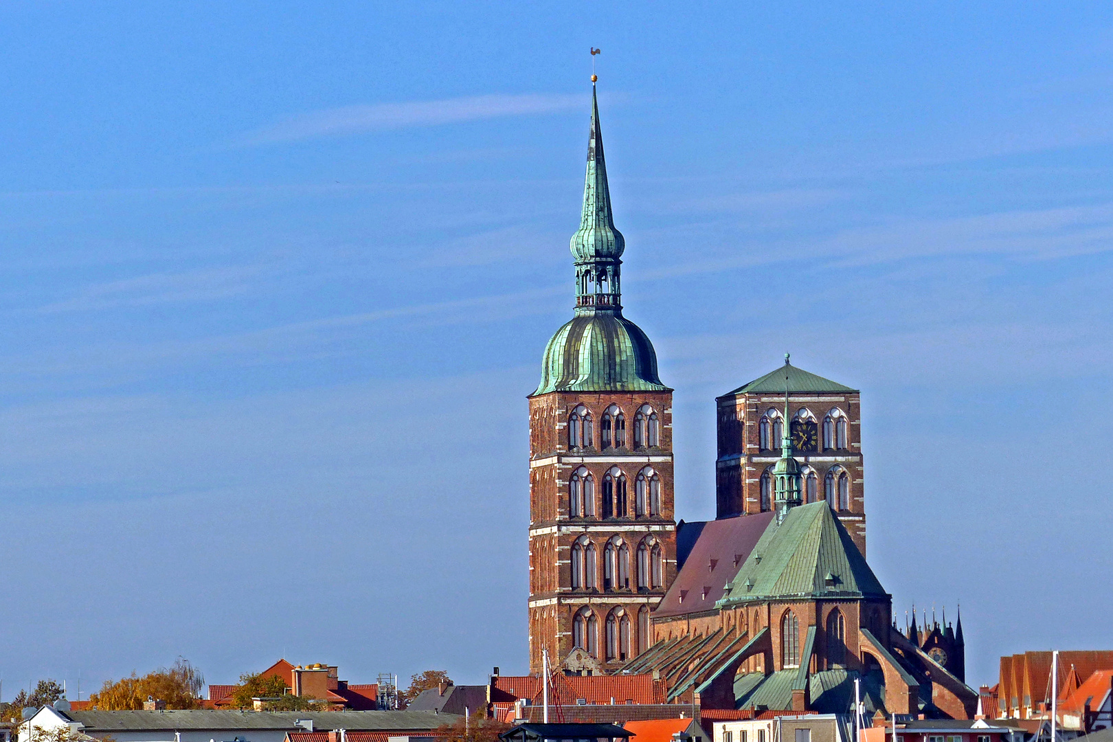 Die St. Nikolai-Kirche in Stralsund Backsteingotik