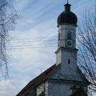 Die St.-Oswald-Kirche in Leitershofen