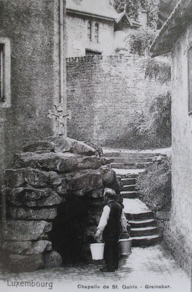 Die St. Quirinus Kappel alter unbekannt orkultstätte mit ihrem Brunnen