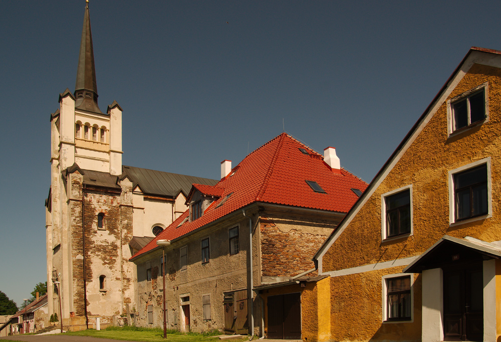 Die St. Wenzelskirche in Sonnenberg in Böhmen