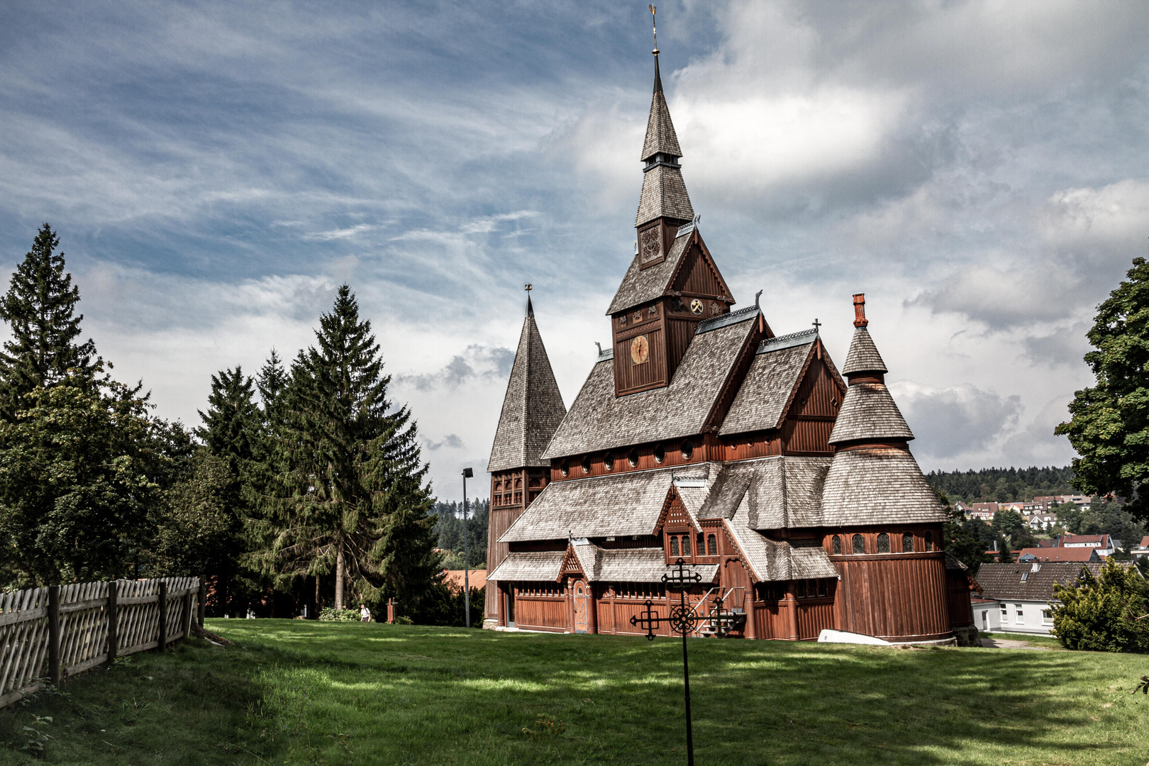 Die Stabkirche bei Hahnenklee - Bockswiese