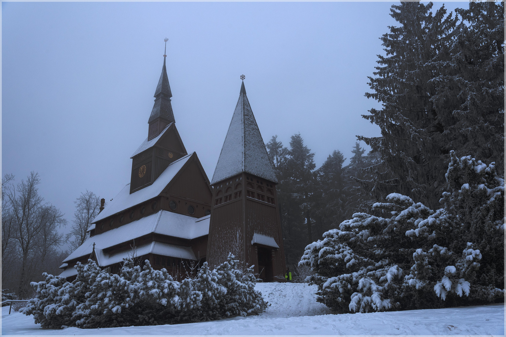 Die Stabkirche in Hahnenklee