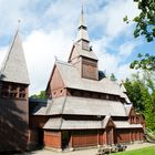 Die Stabkirche in Hahnenklee (Harz)