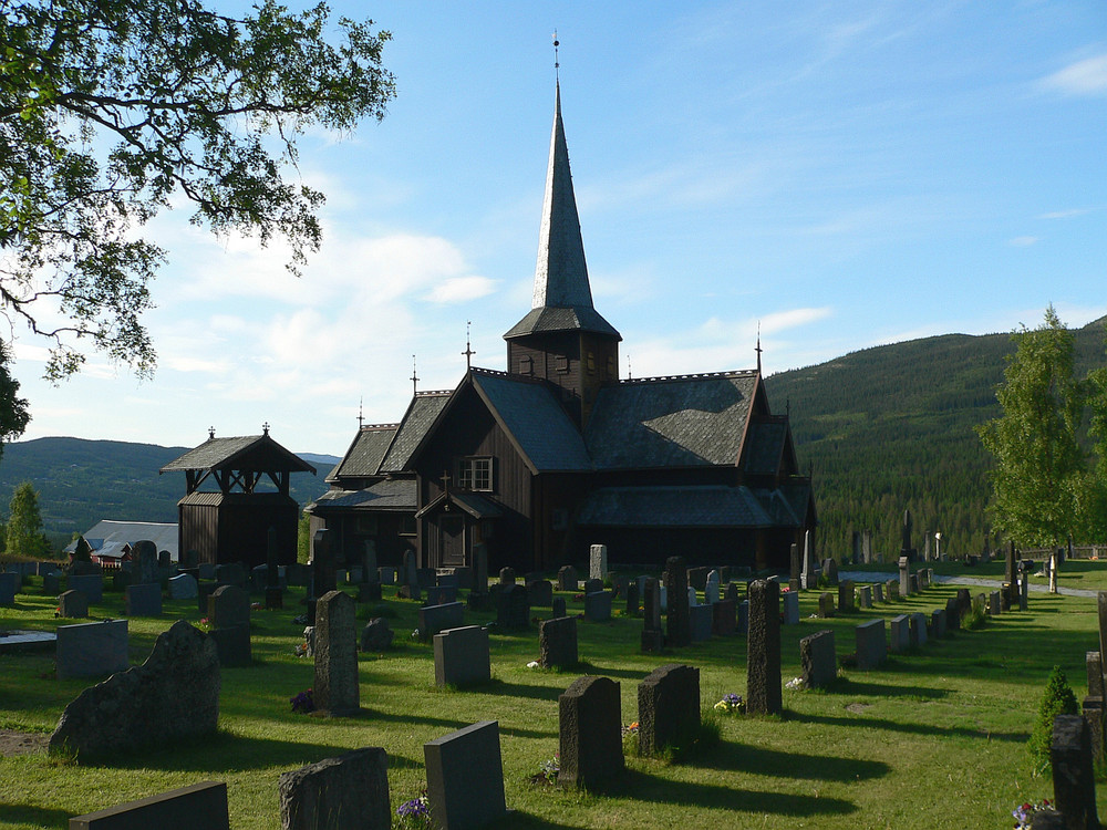 die Stabkirche in Hedalen