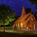 Die Stabkirche in Stiege