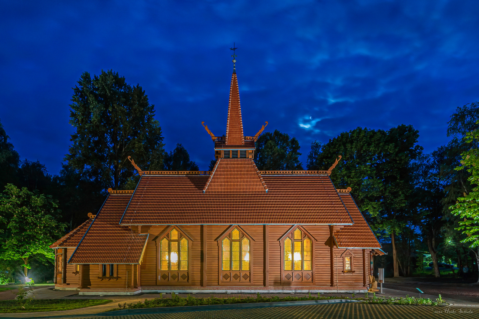 Die Stabkirche Stiege