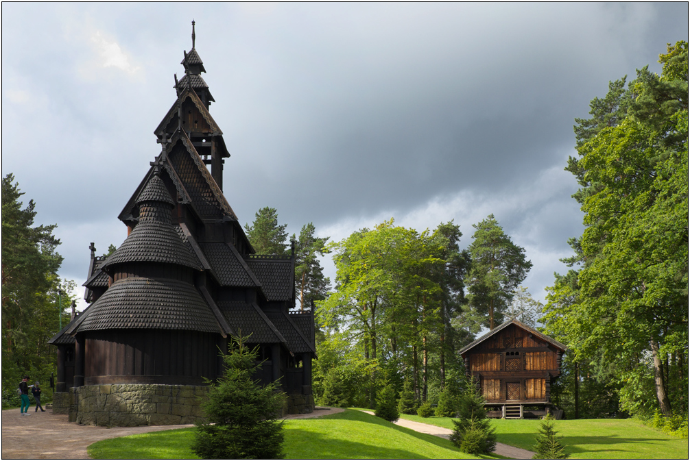Die Stabkirche von Gol im Norsk Folkemuseum