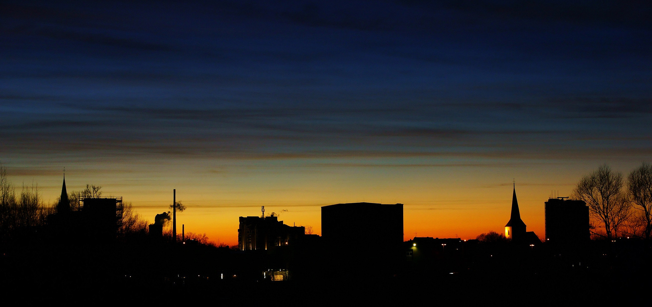 Die Stadt als Silhouette