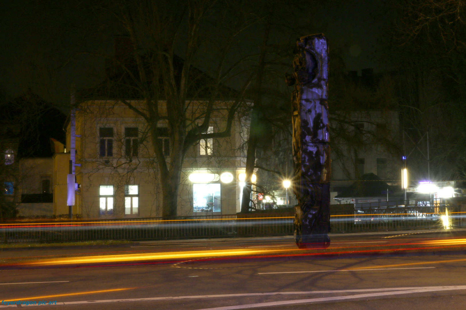 die stadt am abend 