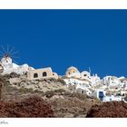 Die Stadt auf dem Vulkan Santorin