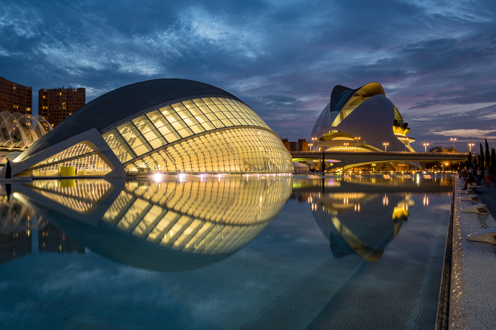 Die Stadt der Künste und Wissenschaften Valencia