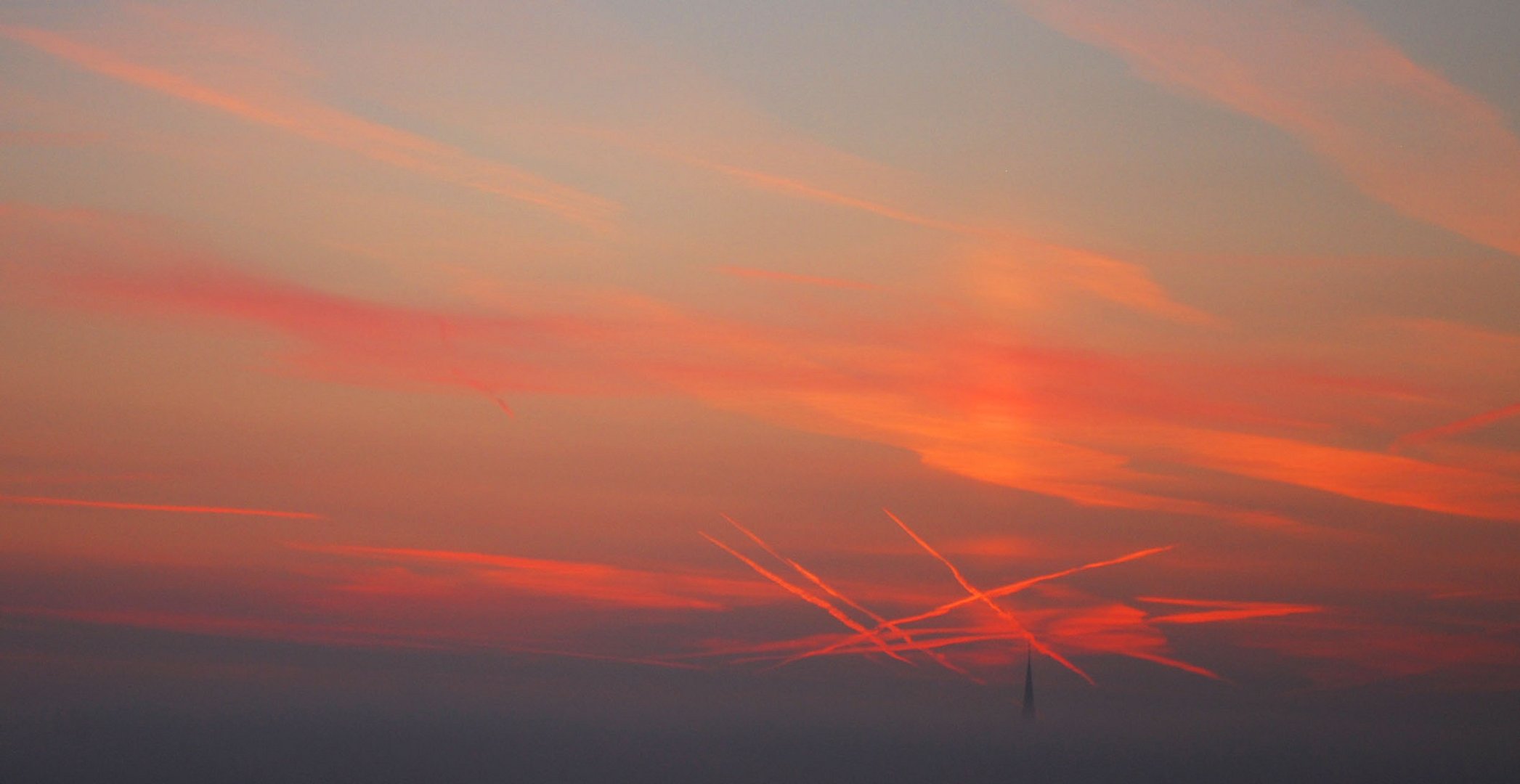 Die Stadt im Nebel versunken