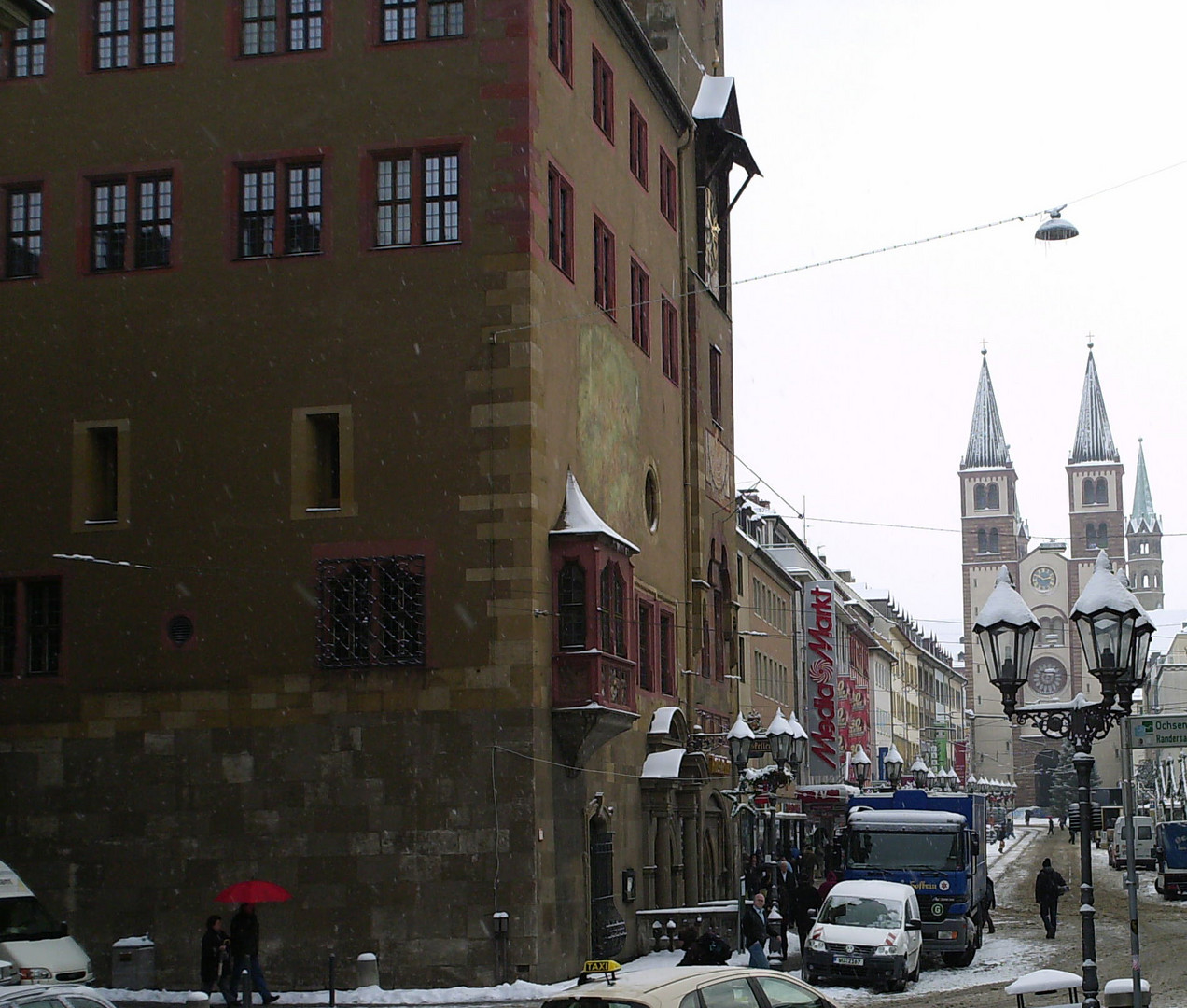 Die Stadt in Weiß