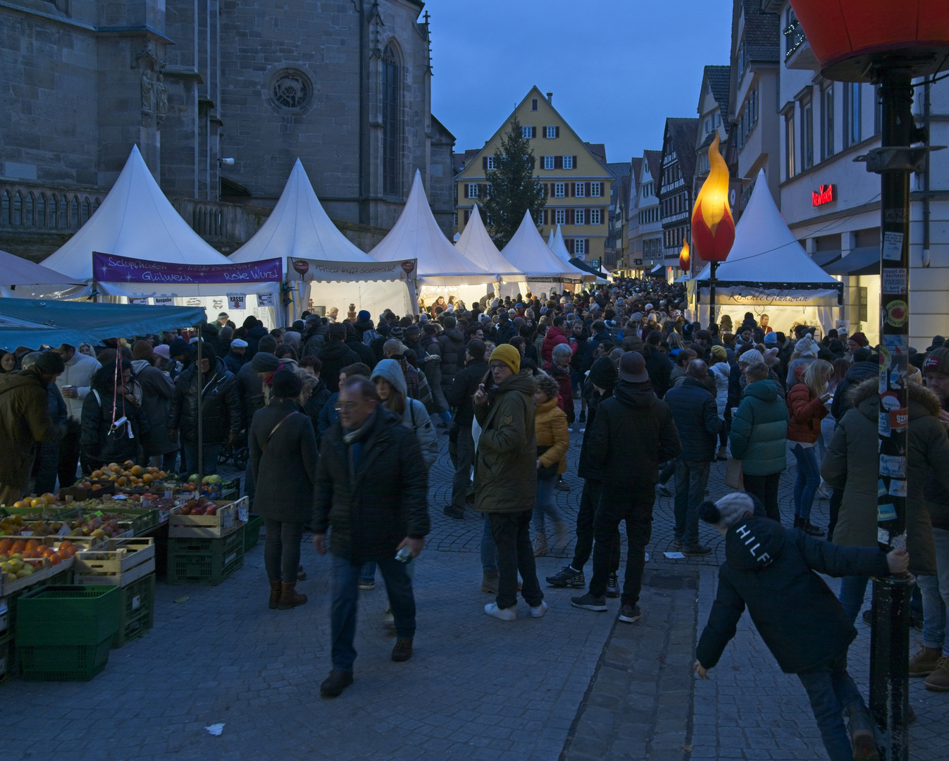 Die Stadt läuft voll