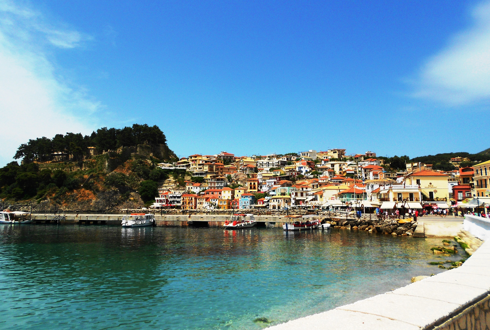 die Stadt Parga - ein griechisches Postkartenmotiv