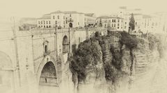 Die Stadt Ronda als Gemälde