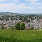 Die Stadt St. Gallen in fast ihrer ganzen Länge