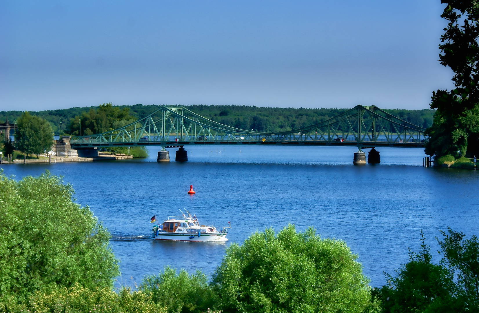 Die Stadtgrenze zwischen Potsdam und Berlin