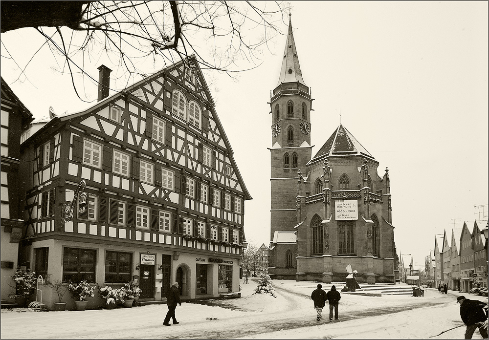 Die Stadtkirche in Schorndorf
